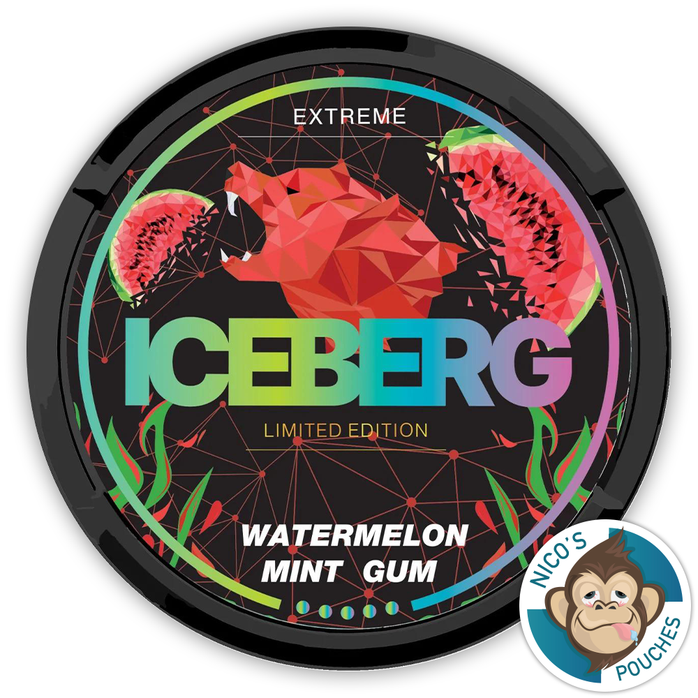 Iceberg Watermelon Mint Gum 150mg Nico's Pouches